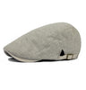Solid Flat Beret Hat for Men