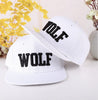 Wolf Snapback Flat Along The Hat