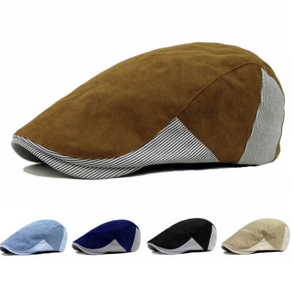 Planas Beret Boinas Stripes Flat Caps