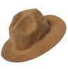 Wide Brim Wool Felt Fedoras Cloche