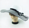 Striped Bowknot Summer Sun Hat