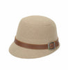 Beach Belt Buckle Felt Bowler Hat