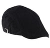 Unisex Solid Beret Buckle Flat Caps
