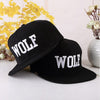 Wolf Snapback Flat Along The Hat