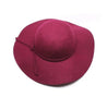 Elegant Wool Wide Brim Fedora Hat