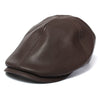 Leather Men Cap Bonnet Beret Style