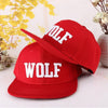 Wolf Snapback Flat Along The Hat