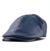 Leather Men Cap Bonnet Beret Style