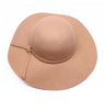 Elegant Wool Wide Brim Fedora Hat