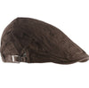 Unisex Solid Beret Buckle Flat Caps